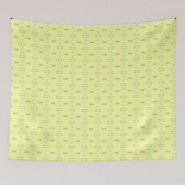 Item preview, apples green vector seamless colorful repeat pattern designed and sold by Abrahamjrnd.