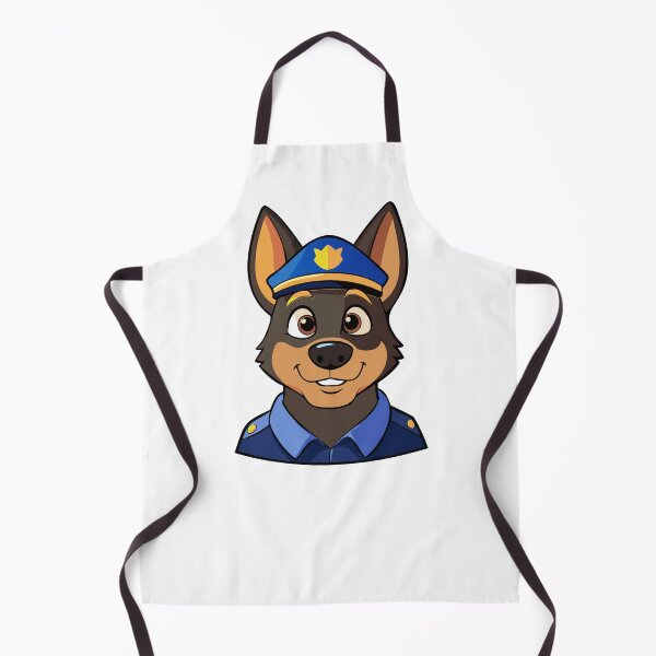 Item preview, Cartoon Police Dog in Uniform. designed and sold by GregorySmithRed.