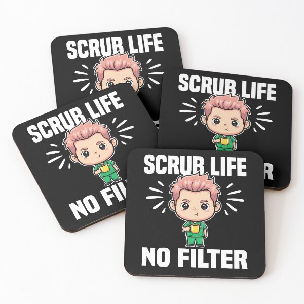 Item preview, SCRUB LIFE, NO FILTER - DOCTOR GIFT designed and sold by KEF Custom.
