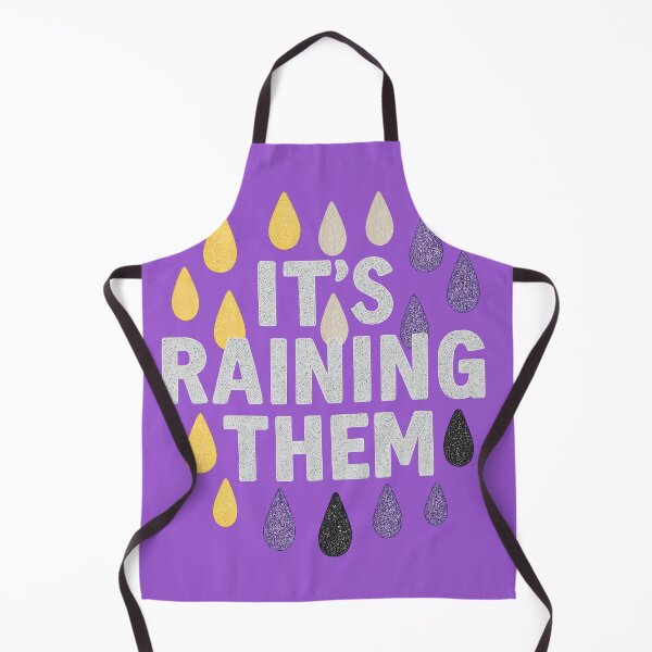 Item preview, It's Raining THEM - Non-binary pride (for dark colors) designed and sold by Oh, the HORROR!.