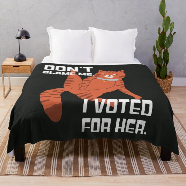 Item preview, Don’t Blame Me. I Voted For Her. Busy Cat. designed and sold by 3MillsDesign.
