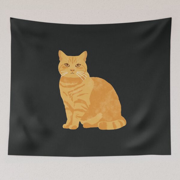 Item preview, Fat ginger tabby cat designed and sold by xiao xuans.