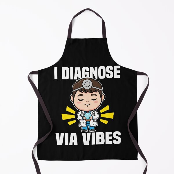 Item preview, I DIAGNOSE VIA VIBES - DOCTOR GIFT designed and sold by KEF Custom.