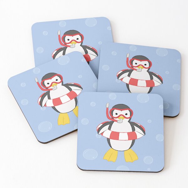 Item preview, Swimming Penguin designed and sold by ElliesJourney.