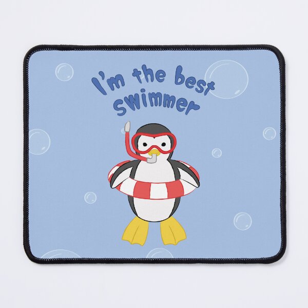 Item preview, Swimming Penguin designed and sold by ElliesJourney.