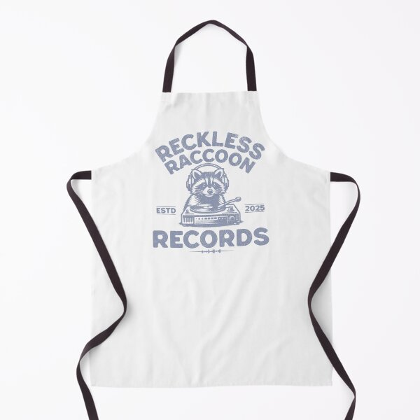 Item preview, Reckless Raccoon Records – Cool DJ Raccoon Design | Music & Vinyl Vibes designed and sold by VariousGoodies.