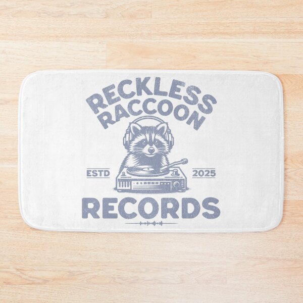 Item preview, Reckless Raccoon Records – Cool DJ Raccoon Design | Music & Vinyl Vibes designed and sold by VariousGoodies.