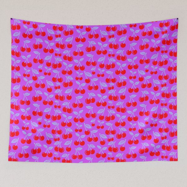 Item preview, Cherries Purple Red designed and sold by SilverPegasus.