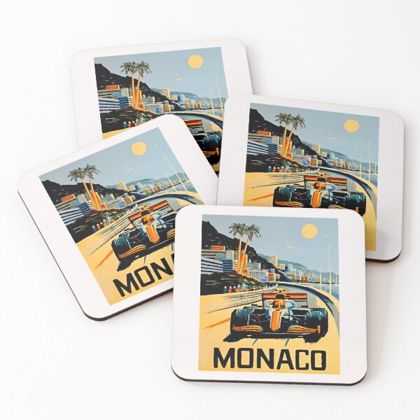 Item preview, Blast from the past Monaco Vintage poster designed and sold by Helios Be. Lavsh.
