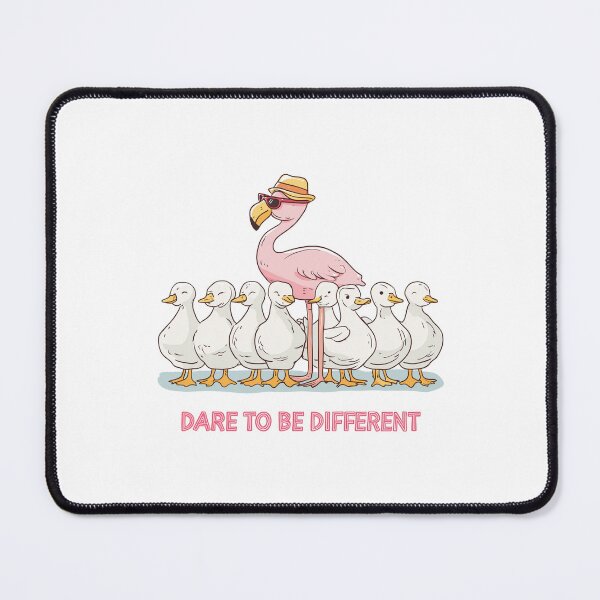 Item preview, Dare to be Different Flamingo designed and sold by hamishby.