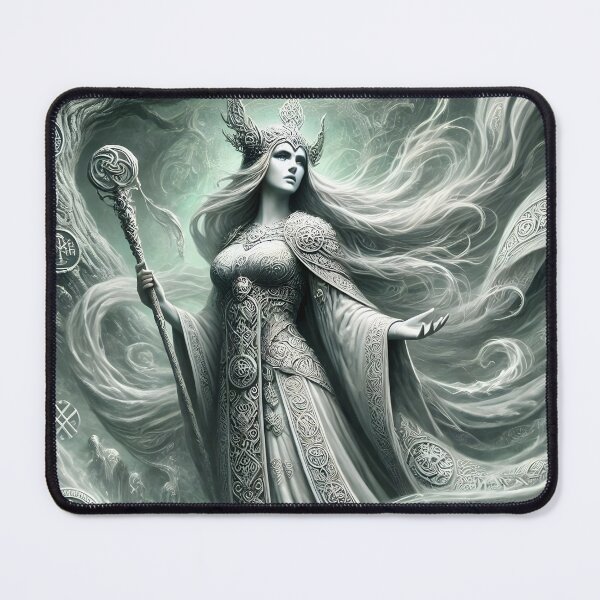 Item preview, "Frigg – Norse Goddess of Prophecy and Fate | Gothic Fantasy Mythology Art" designed and sold by Umbra666.