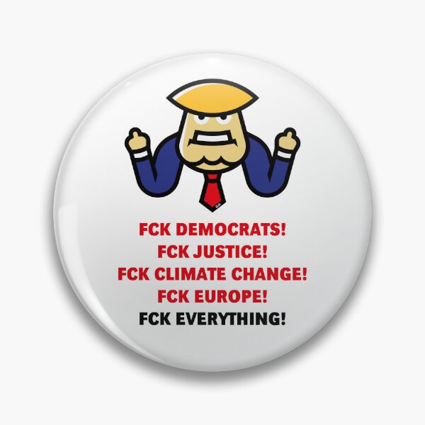 Item preview, Trump Caricature (FCK Smile Europe Cartoon / POS) designed and sold by MrFaulbaum.
