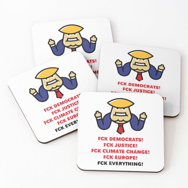 Item preview, Trump Caricature (FCK Smile Europe Cartoon / POS) designed and sold by MrFaulbaum.
