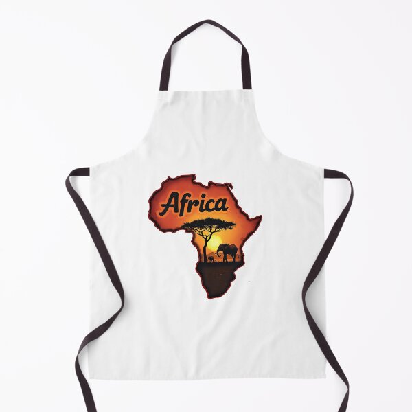 Item preview, Africa Map – Sunset in the Savanna designed and sold by Danh Style.