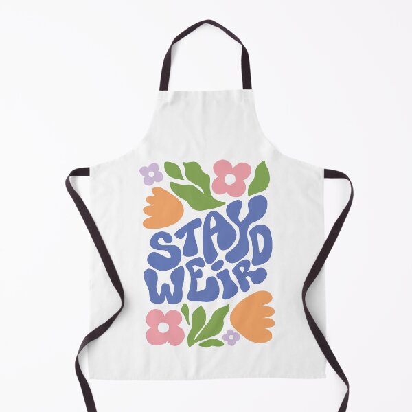 Item preview, Stay Weird Retro Floral Quote designed and sold by artistcamellia.
