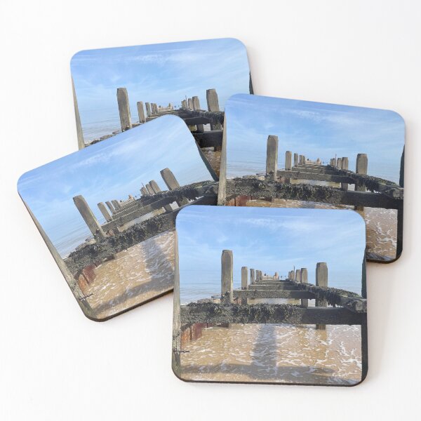Item preview, Groynes, Overstrand, Norfolk, UK  designed and sold by Kate Anderson Art.