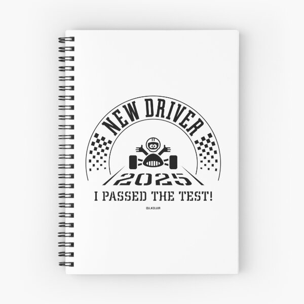 Item preview, New Driver 2025 – I Passed The Test! (Driver’s License / Driving Licence / Black) designed and sold by MrFaulbaum.
