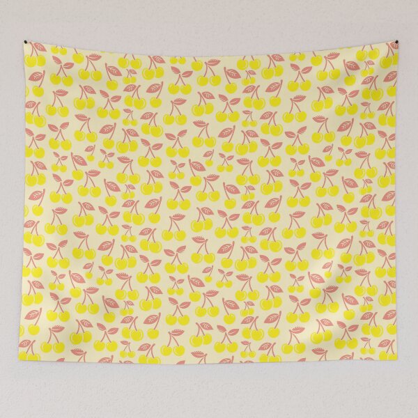 Item preview, Cherries Yellow designed and sold by SilverPegasus.