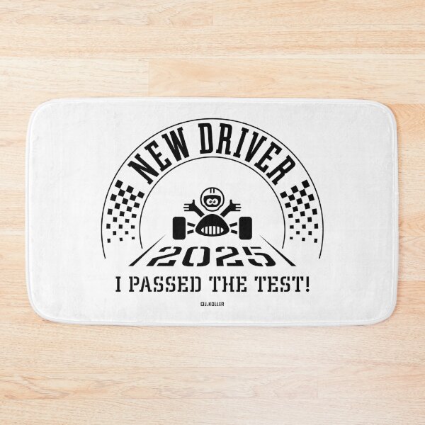 Item preview, New Driver 2025 – I Passed The Test! (Driver’s License / Driving Licence / Black) designed and sold by MrFaulbaum.