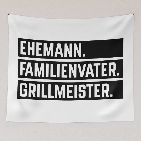 Item preview, Husband Family Father Grill Master (Dad / Grilling / Black) designed and sold by MrFaulbaum.
