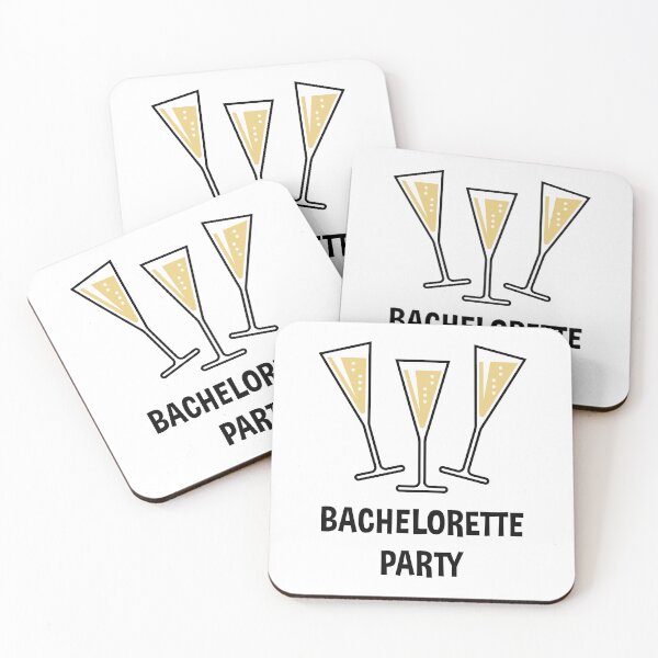 Item preview, Bachelorette Party (Sparkling Wine Glasses / Funnel / Shut / 2C) designed and sold by MrFaulbaum.