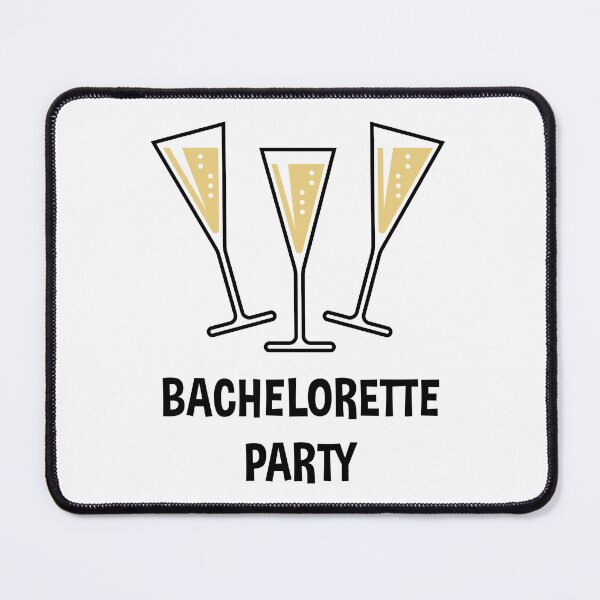 Item preview, Bachelorette Party (Sparkling Wine Glasses / Funnel / Shut / 2C) designed and sold by MrFaulbaum.