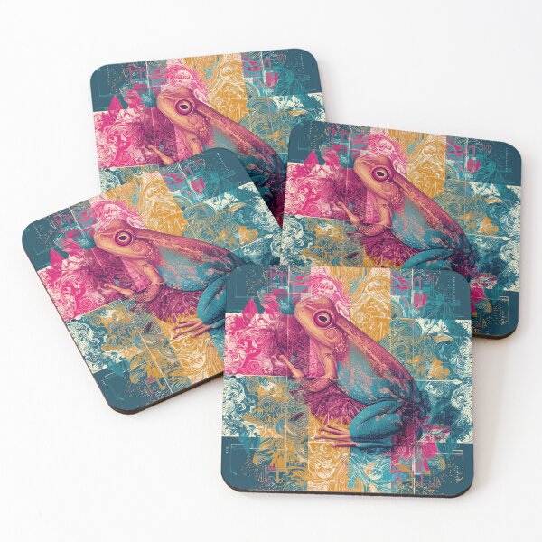 Item preview, Psychedelic Rococo Frog – Vibrant Baroque Amphibian Design designed and sold by Void & Valor.