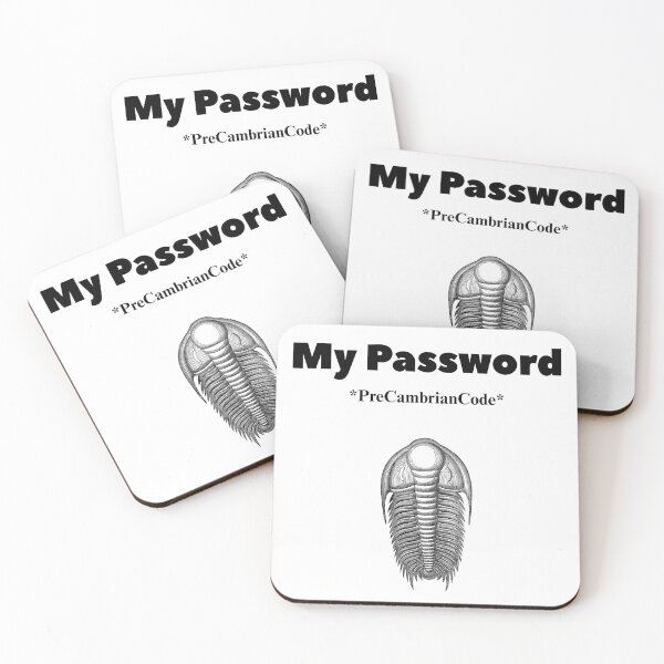 Item preview, My Password: Trilobite - PreCambrianCode | Ancient History Humor designed and sold by GorinART.