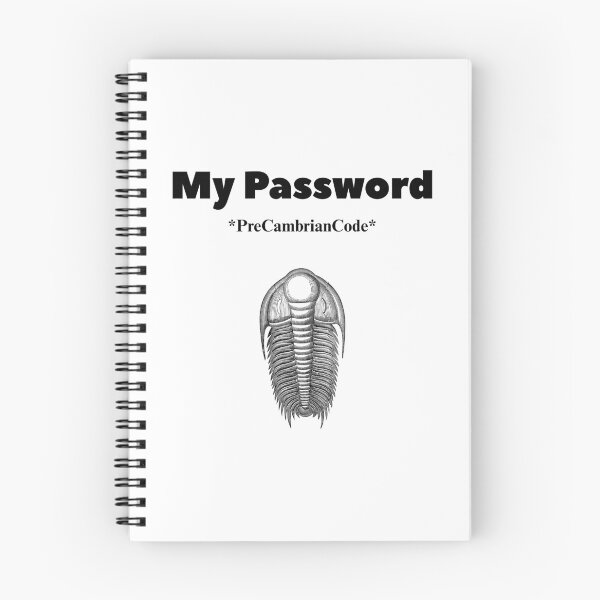 Item preview, My Password: Trilobite - PreCambrianCode | Ancient History Humor designed and sold by GorinART.