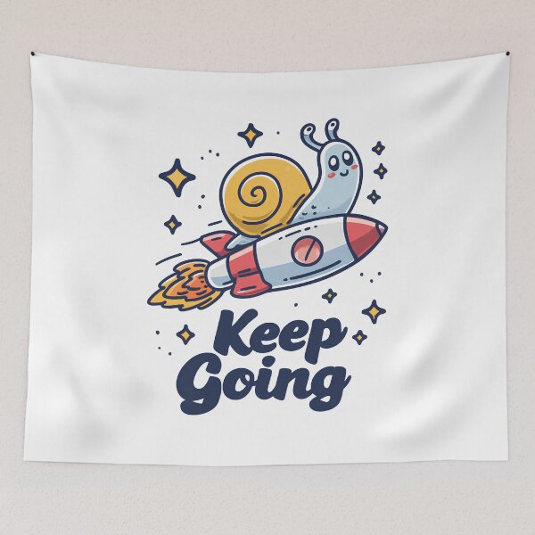 Item preview, Snail Rocket Race designed and sold by hamishby.