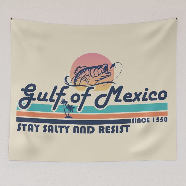 Item preview, Gulf of Mexico resist and stay salty est 1550 fishing designed and sold by Alexaltay.