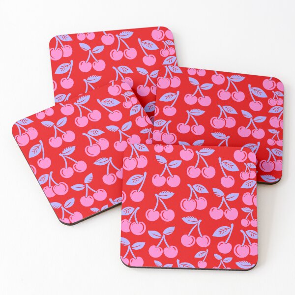 Item preview, Cherries Red Blue and Pink designed and sold by SilverPegasus.