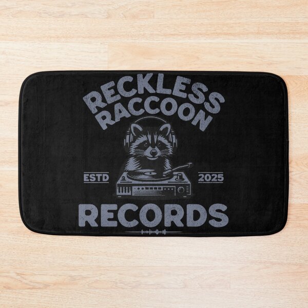 Item preview, Reckless Raccoon Records – Cool DJ Raccoon Design | Music & Vinyl Vibes designed and sold by VariousGoodies.