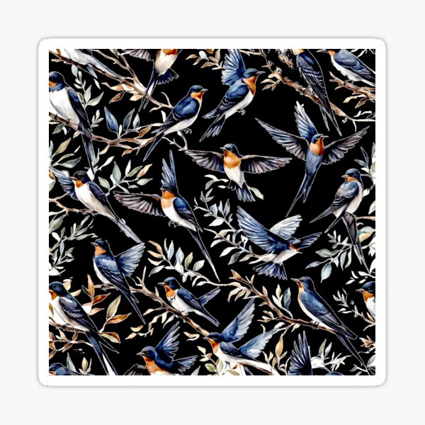 Item preview, Andorinhas -  Swallows#1 designed and sold by Helios Be. Lavsh.