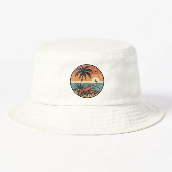 Item preview, Crayfish Retro Sunset designed and sold by Sturdust.