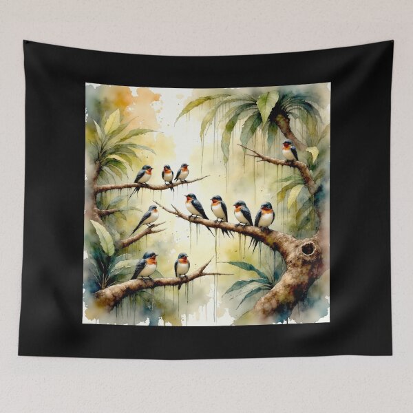 Item preview, Andorinhas -  Swallows#2 designed and sold by Helios Be. Lavsh.