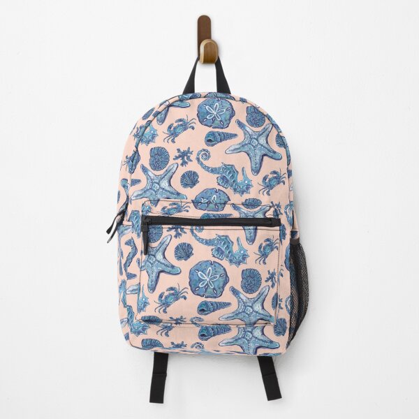 Item preview, Watercolor Shells and Sea Creatures - Navy Collection designed and sold by PD-Coastal.