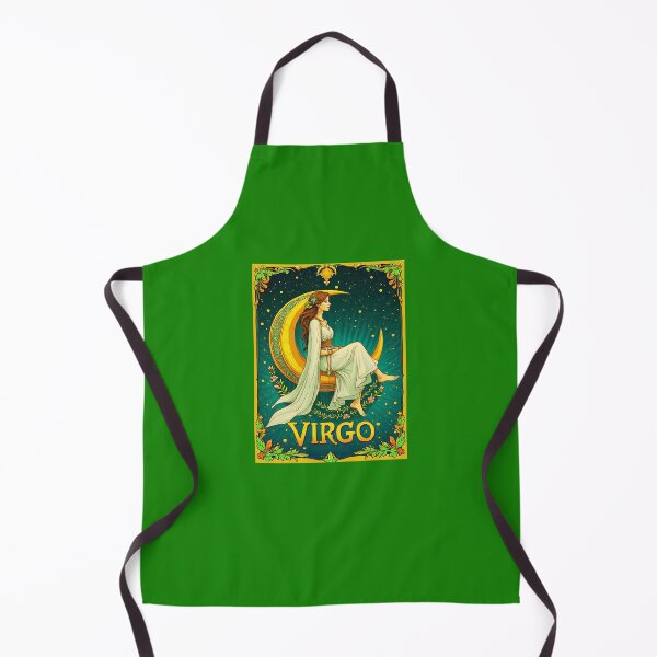 Item preview, Virgo Maiden Sitting on a Crescent Moon designed and sold by Marymarice.