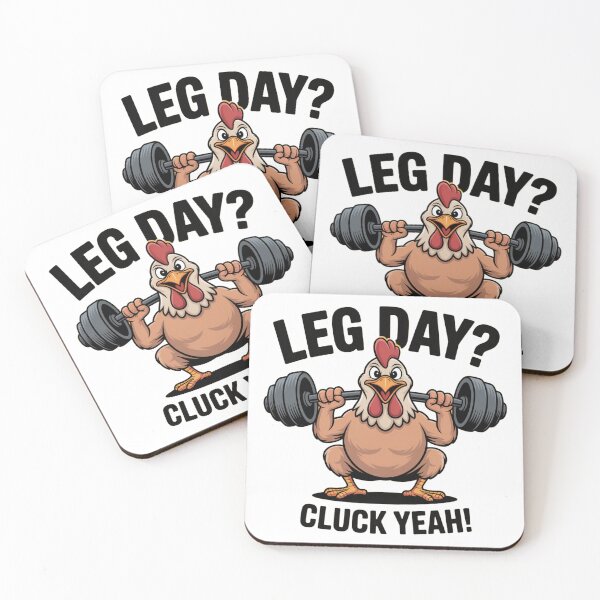 Item preview, Funny Chicken Gym Leg Day T-Shirt  | Leg Day Weightlifting Chicken Funny Shirt designed and sold by PixelMuse2024.