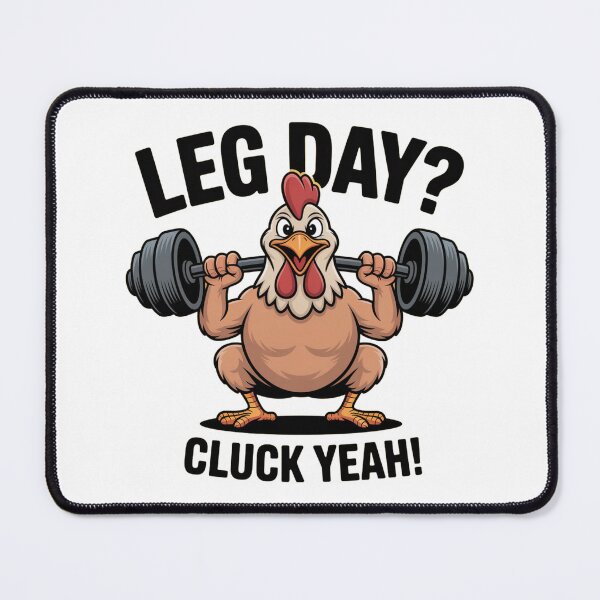 Item preview, Funny Chicken Gym Leg Day T-Shirt | Leg Day Weightlifting Chicken Funny Shirt designed and sold by PixelMuse2024.