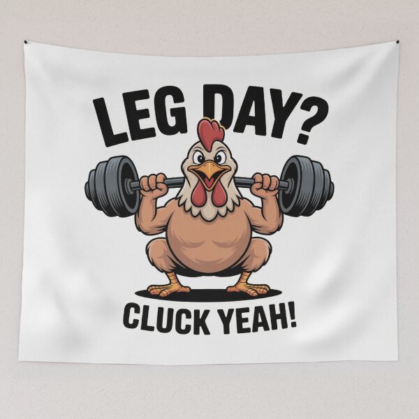 Item preview, Funny Chicken Gym Leg Day T-Shirt  | Leg Day Weightlifting Chicken Funny Shirt designed and sold by PixelMuse2024.