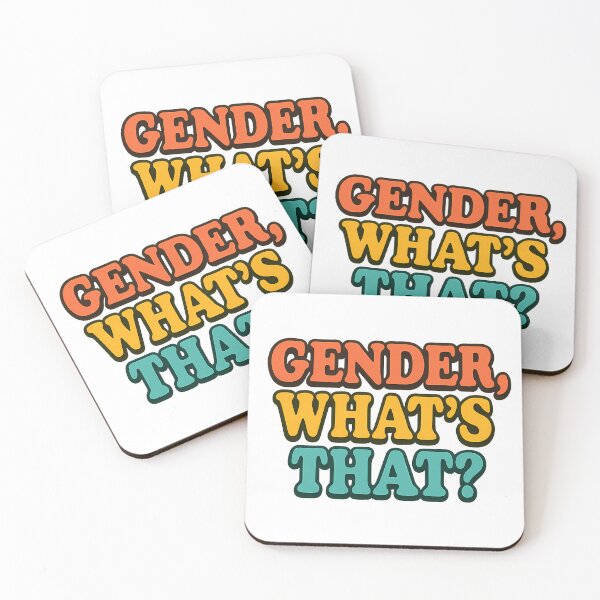 Item preview, Gender, What’s That? – Bold Typography Art designed and sold by Haus Of Sin.