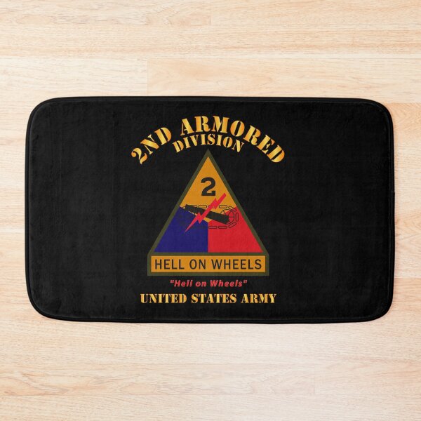 Item preview, Army - SSI - 2nd Armored Division w Name Tape - Hell on Wheels - US Army X 300 designed and sold by Military Insignia Products.