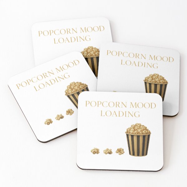 Item preview, Popcorn Mood Loading – Gold Edition designed and sold by ACreativeGarden.