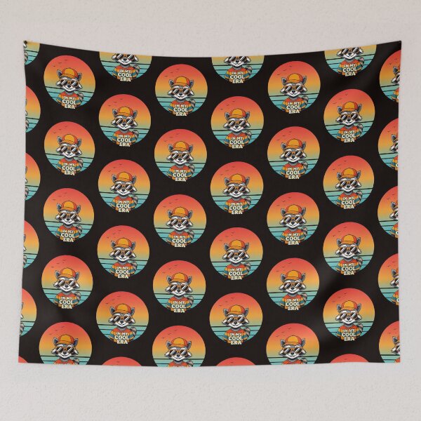 Item preview, In My Cool Era – Sunset Raccoon Vibes Design designed and sold by WHDProduction45.