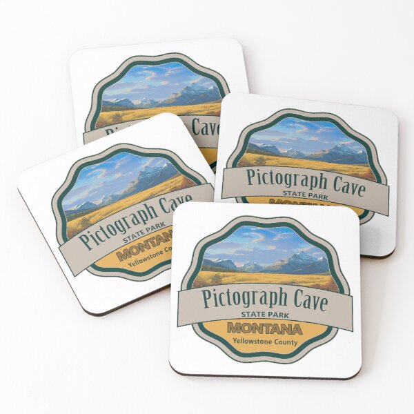 Item preview, Pictograph Cave State Park, Yellowstone County, Montana designed and sold by Wanderful-roads.