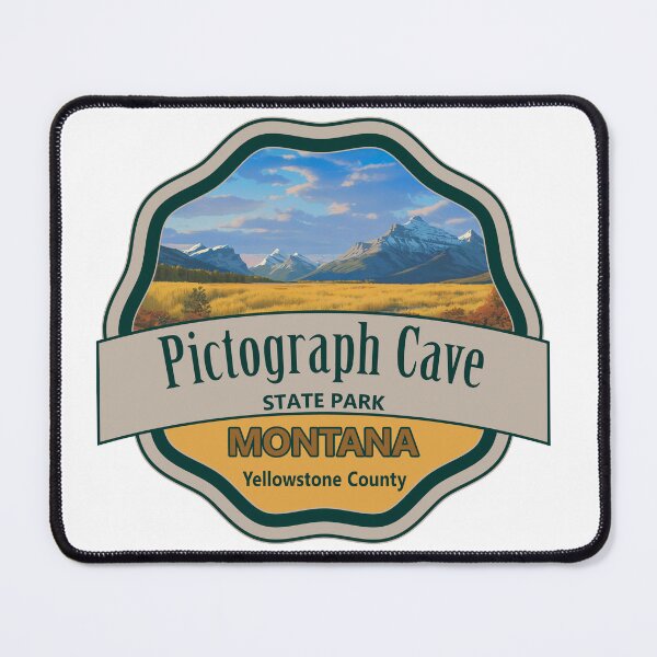Item preview, Pictograph Cave State Park, Yellowstone County, Montana designed and sold by Wanderful-roads.