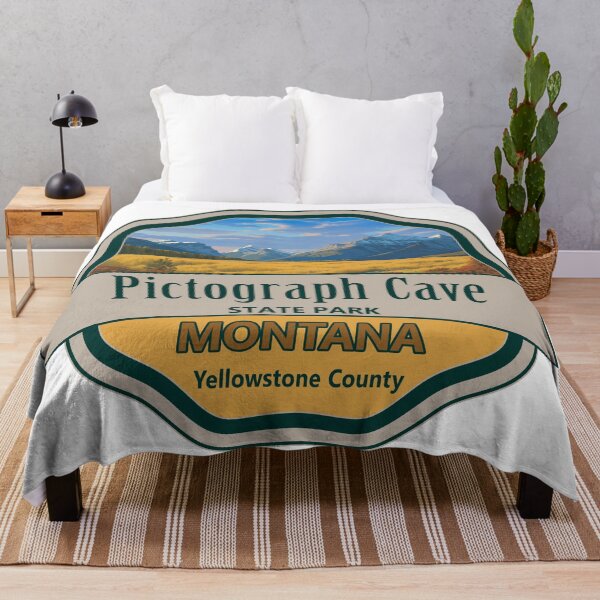 Item preview, Pictograph Cave State Park, Yellowstone County, Montana designed and sold by Wanderful-roads.