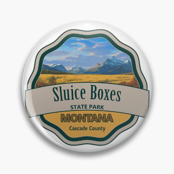 Item preview, Sluice Boxes State Park, Cascade County, Montana designed and sold by Wanderful-roads.