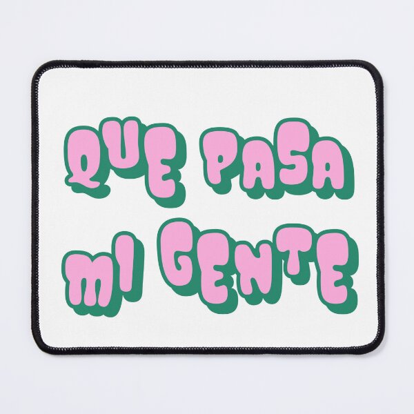 Item preview, Que Pasa Mi Gente | Pink & Green designed and sold by annemyne.